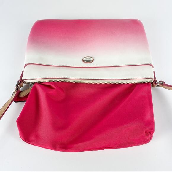 COACH Pink Peyton Ombre Brinn East/West Swingpack Crossbody Bag - Picture 8 of 10
